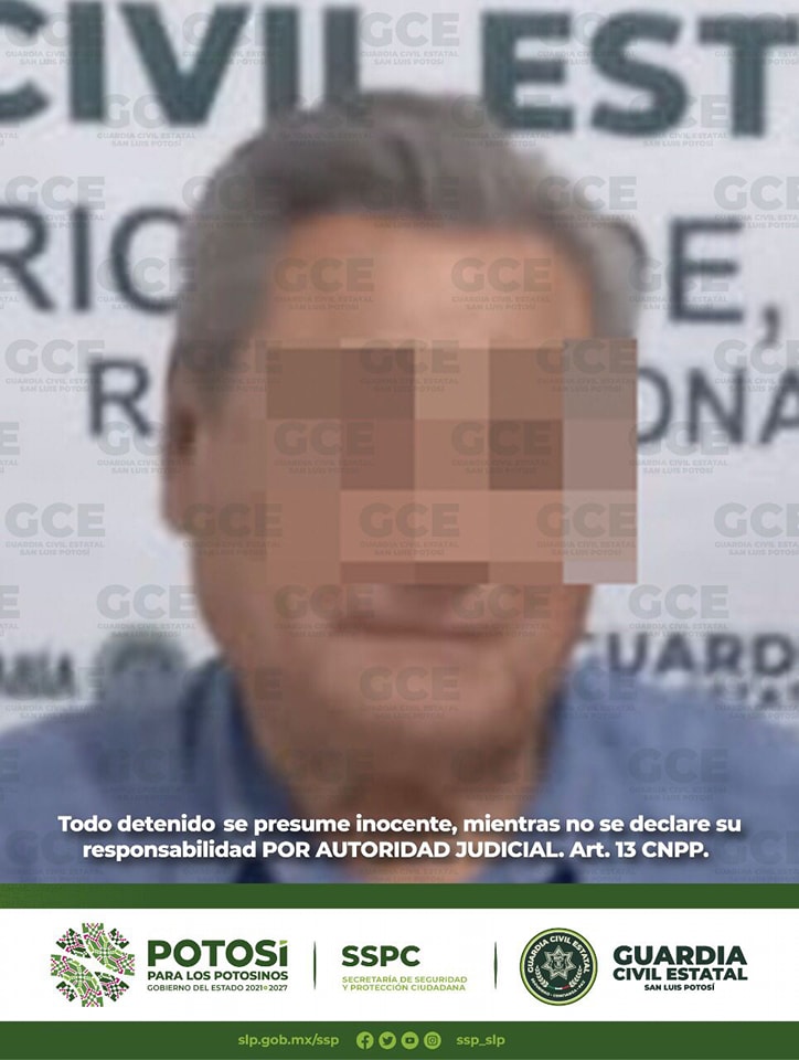 AGENTES DE LA GUARDIA CIVIL ESTATAL DETIENEN A UN HOMBRE PRESUNTAMENTE