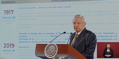 Armas de EU no entran a México, afirma López Obrador