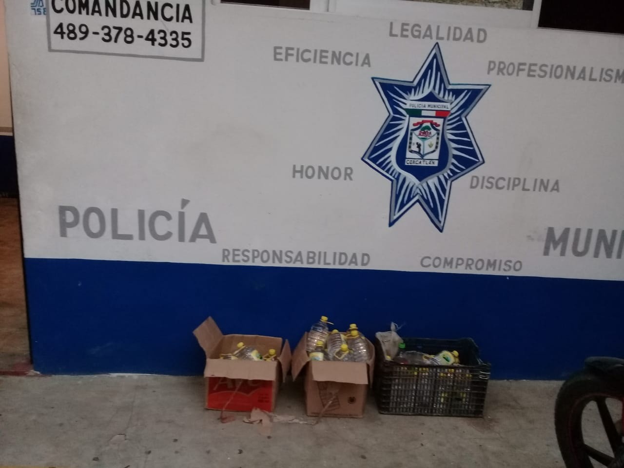 ASEGURAN ALCOHOL ILEGAL EN LAS COMUNIDADES