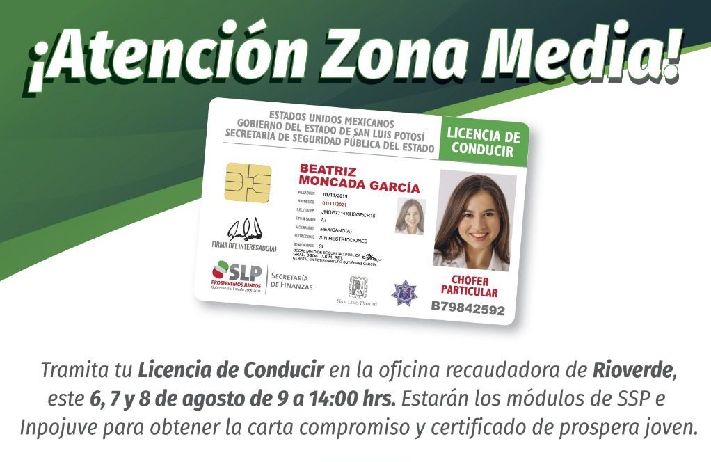 INSTALARÁN MÓDULOS DE INPOJUVE Y SSPE EN RECAUDADORA DE FINANZAS EN RIOVERDE PARA LICENCIAS DE CONDUCIR INSTALARÁN MÓDULOS DE INPOJUVE Y SSPE EN RECAUDADORA DE FINANZAS EN RIOVERDE PARA LICENCIAS DE CONDUCIR
