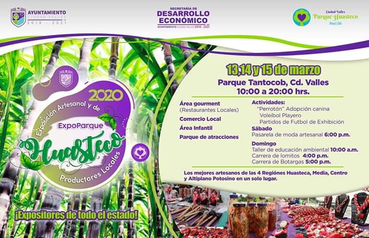Invitan a Expoparque Huasteco 2020 – Del 13 al 15 de marzo