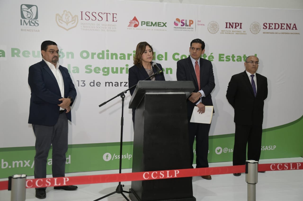 Confirman los Servicios de Salud el primer caso de COVID–19 en San Luis Potosí. Confirman los Servicios de Salud el primer caso de COVID–19 en San Luis Potosí.