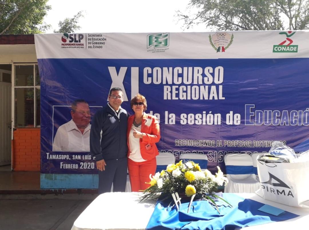 El Profr. Eliacim Rodríguez resultó ganador del Concurso Regional de la sesion de  Educacion Fisica