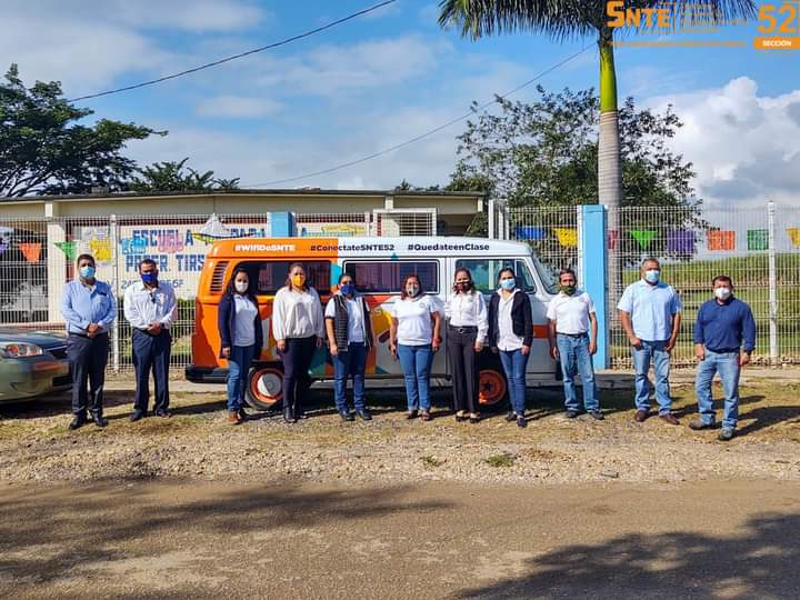 SNTE en movimiento: continúa la ruta por la equidad digital ComWii SNTE52 desde Matlapa a la Comunidad educativa de Rascón