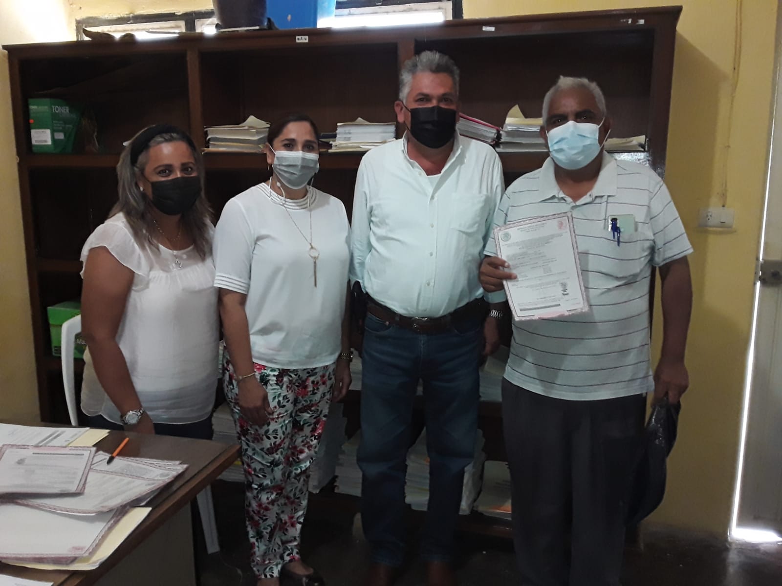 Reestablecieron servicio en el Registro Civil.