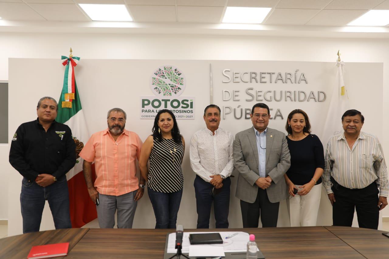SECRETARÍA DE SEGURIDAD PÚBLICA ATIENDE PETICIONES DEL CONSEJO EMPRESARIAL POTOSINO