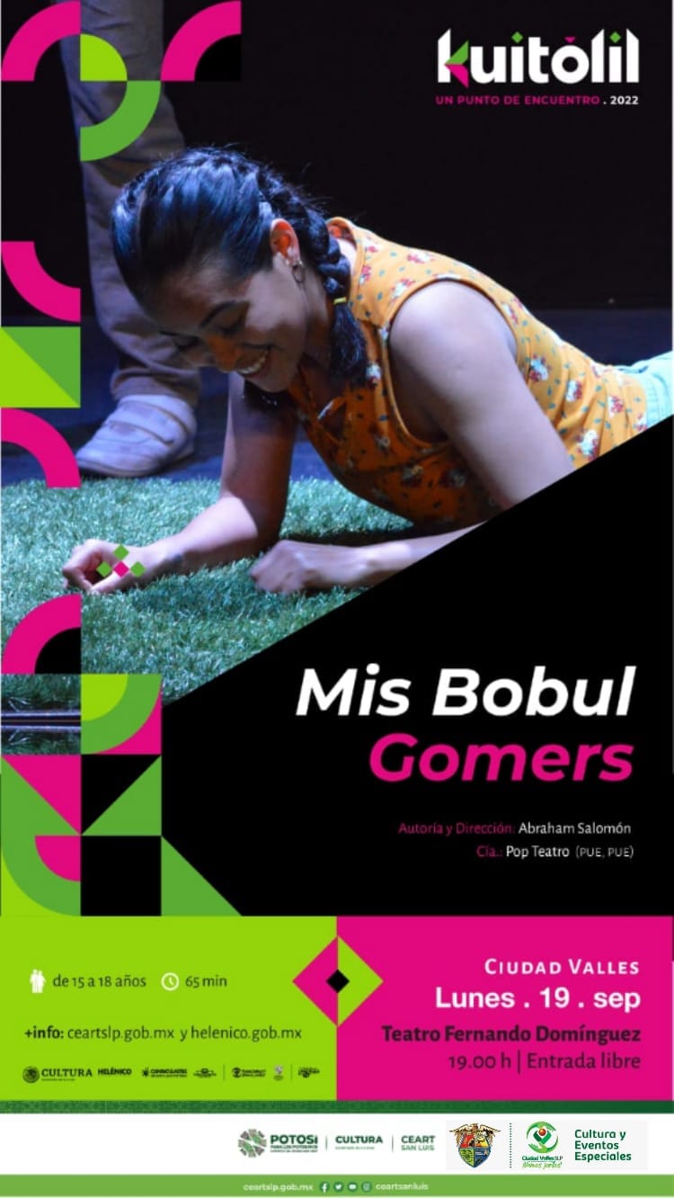 INVITAN A JÓVENES A LA PRESENTACIÓN DE LA OBRA DE TEATRO “MIS BOBUL GOMERS”