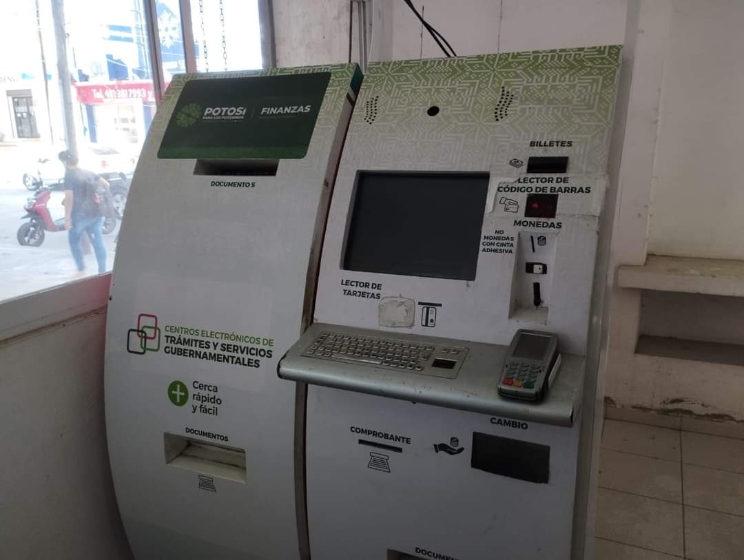 Cajero automático de actas de nacimiento ya está funcionando en la delegación regional de Finanzas Cajero automático de actas de nacimiento ya está funcionando en la delegación regional de Finanzas