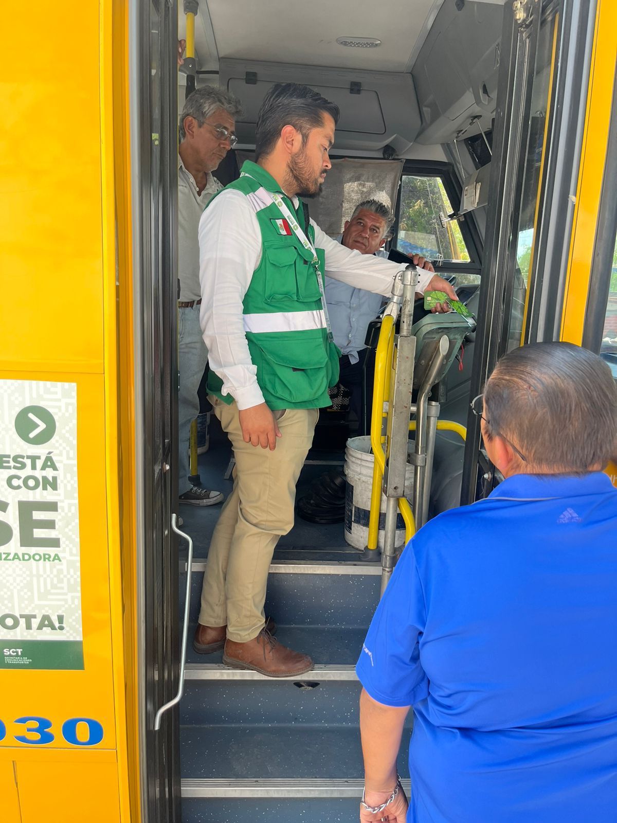 SUPERVISA SCT FUNCIONALIDAD DE LECTORES MI PASE EN EL TRANSPORTE PÚBLICO