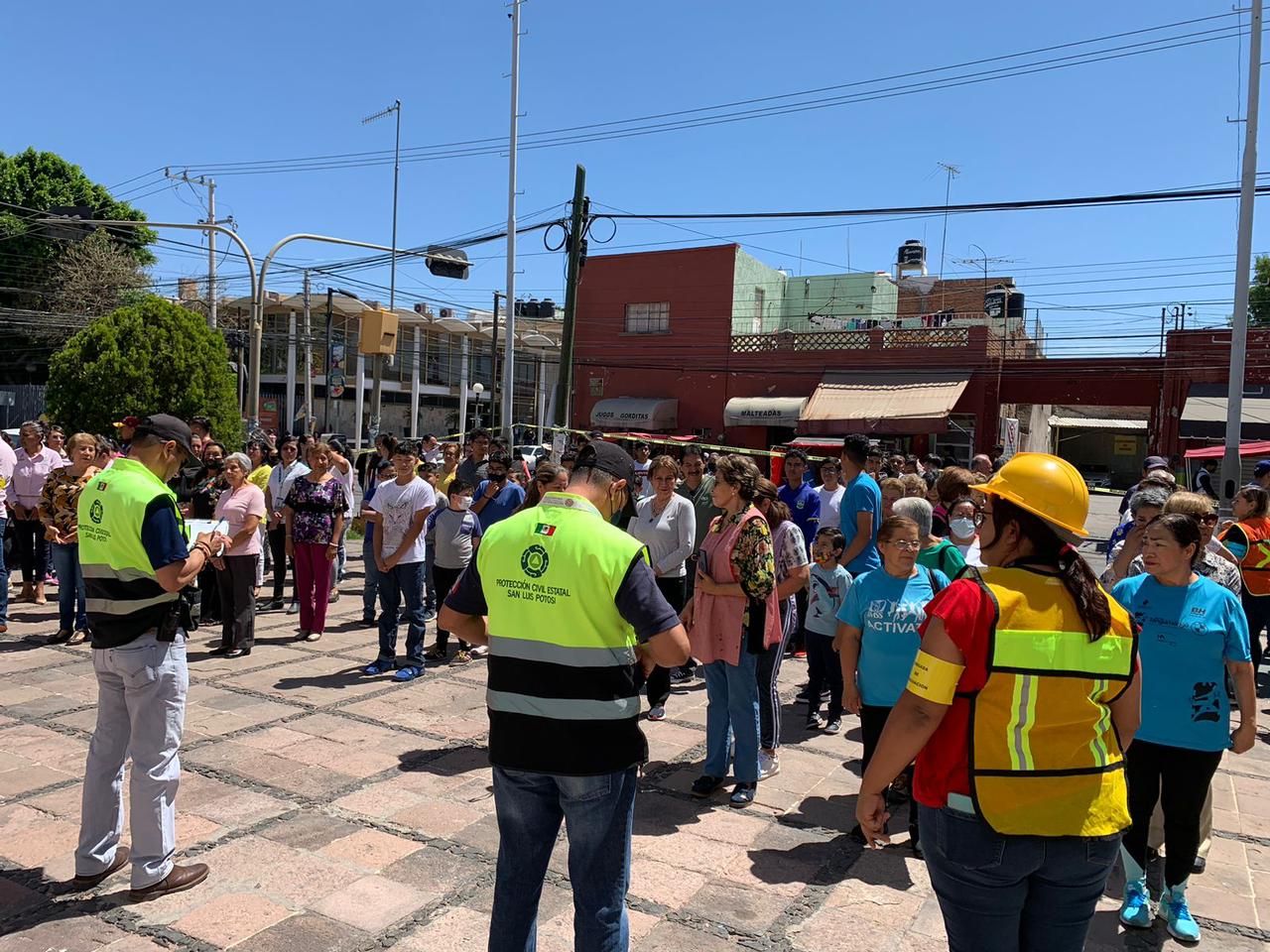 POTOSINOS Y POTOSINAS SE SUMAN AL PRIMER SIMULACRO NACIONAL 2023