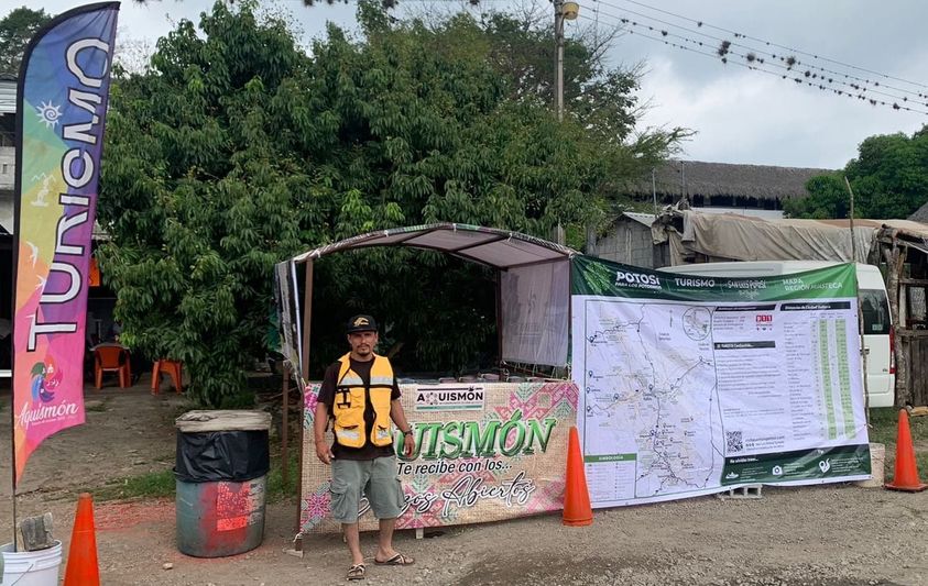 INSTALAN MÓDULO DE ATENCIÓN AL TURISTA EN ACCESO A TAMUL INSTALAN MÓDULO DE ATENCIÓN AL TURISTA EN ACCESO A TAMUL