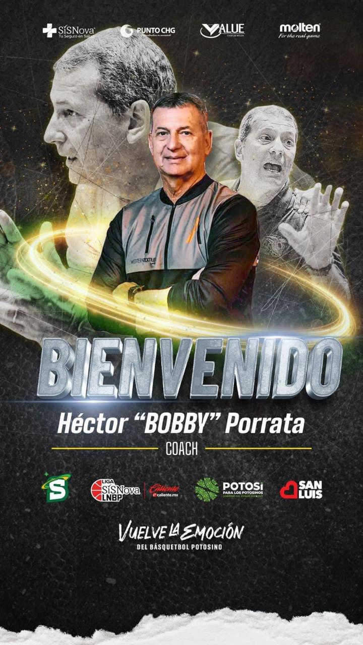 HÉCTOR “BOBBY” PORRATA, NUEVO ENTRENADOR DE LOS SANTOS DEL POTOSÍ HÉCTOR “BOBBY” PORRATA, NUEVO ENTRENADOR DE LOS SANTOS DEL POTOSÍ