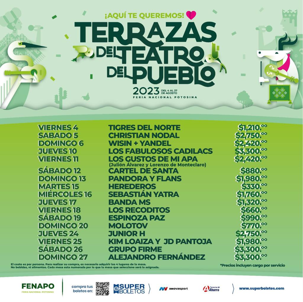 LISTAS LAS TERRAZAS CON CAUSA PARA ARRANCAR CON LOS TIGRES DEL NORTE LISTAS LAS TERRAZAS CON CAUSA PARA ARRANCAR CON LOS TIGRES DEL NORTE