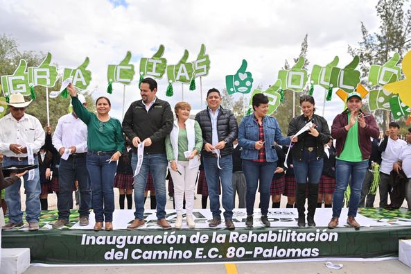 GALLARDO ENTREGA CAMINO EN APOYO A 13 COMUNIDADES DE LA REGIÓN MEDIA GALLARDO ENTREGA CAMINO EN APOYO A 13 COMUNIDADES DE LA REGIÓN MEDIA