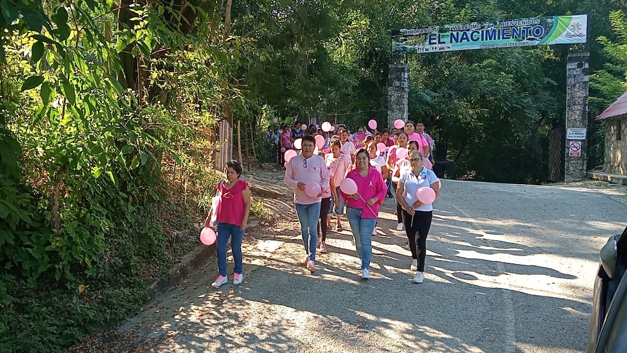 DIF Municipal realizó marcha con motivo a la celebración del Día Internacional de Lucha Contra el Cáncer de Mama