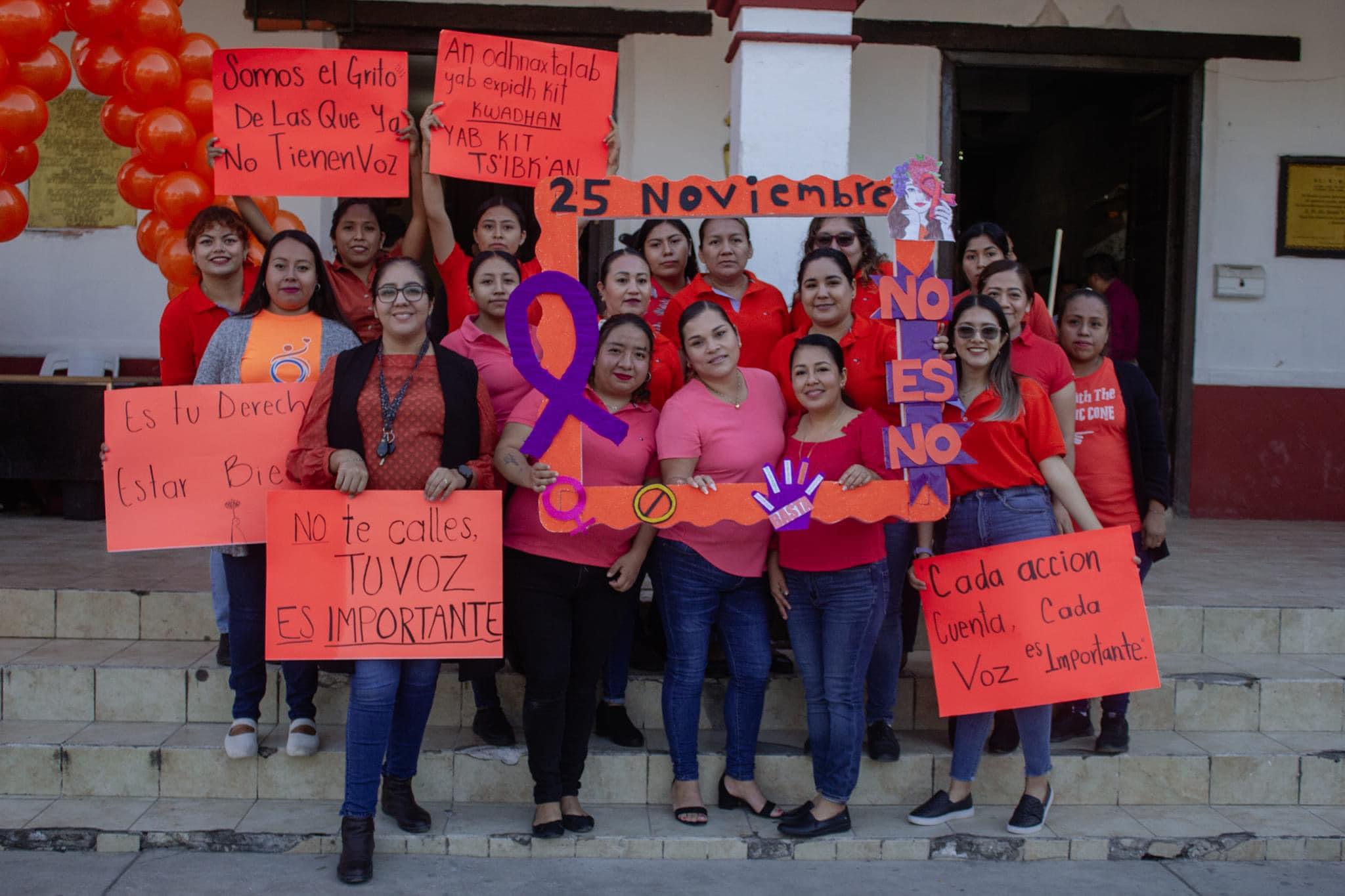 DIF municipal conmemora el Internacional de la Eliminación de la Violencia contra la Mujer