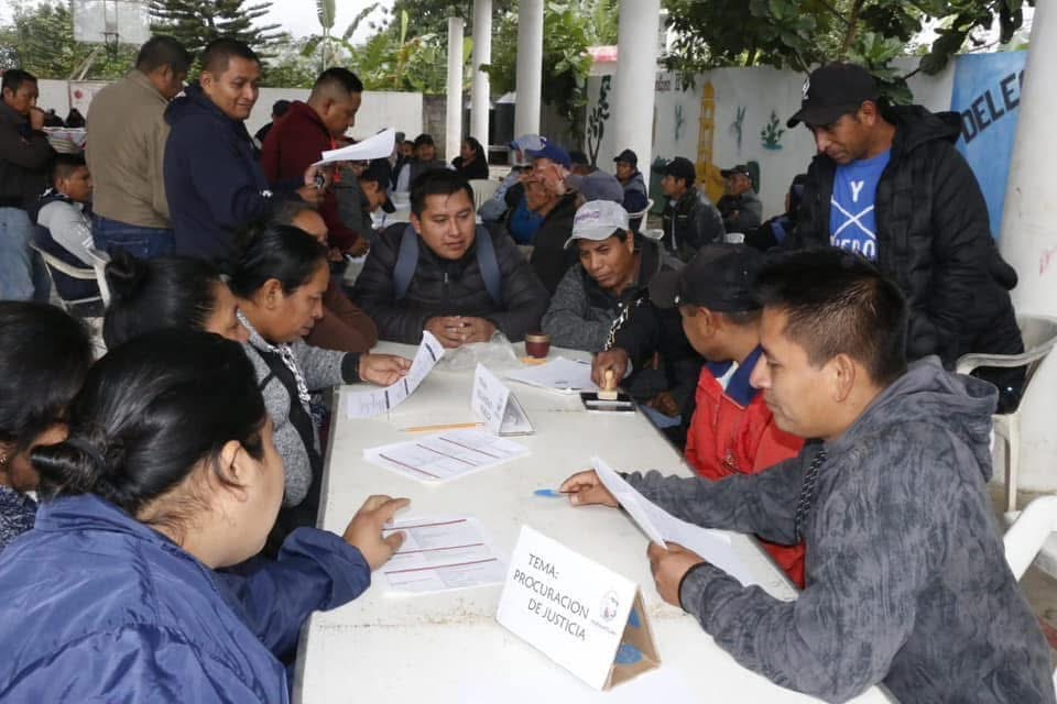 Gran participación en la consulta indígena en la comunidad de Chununtzén II