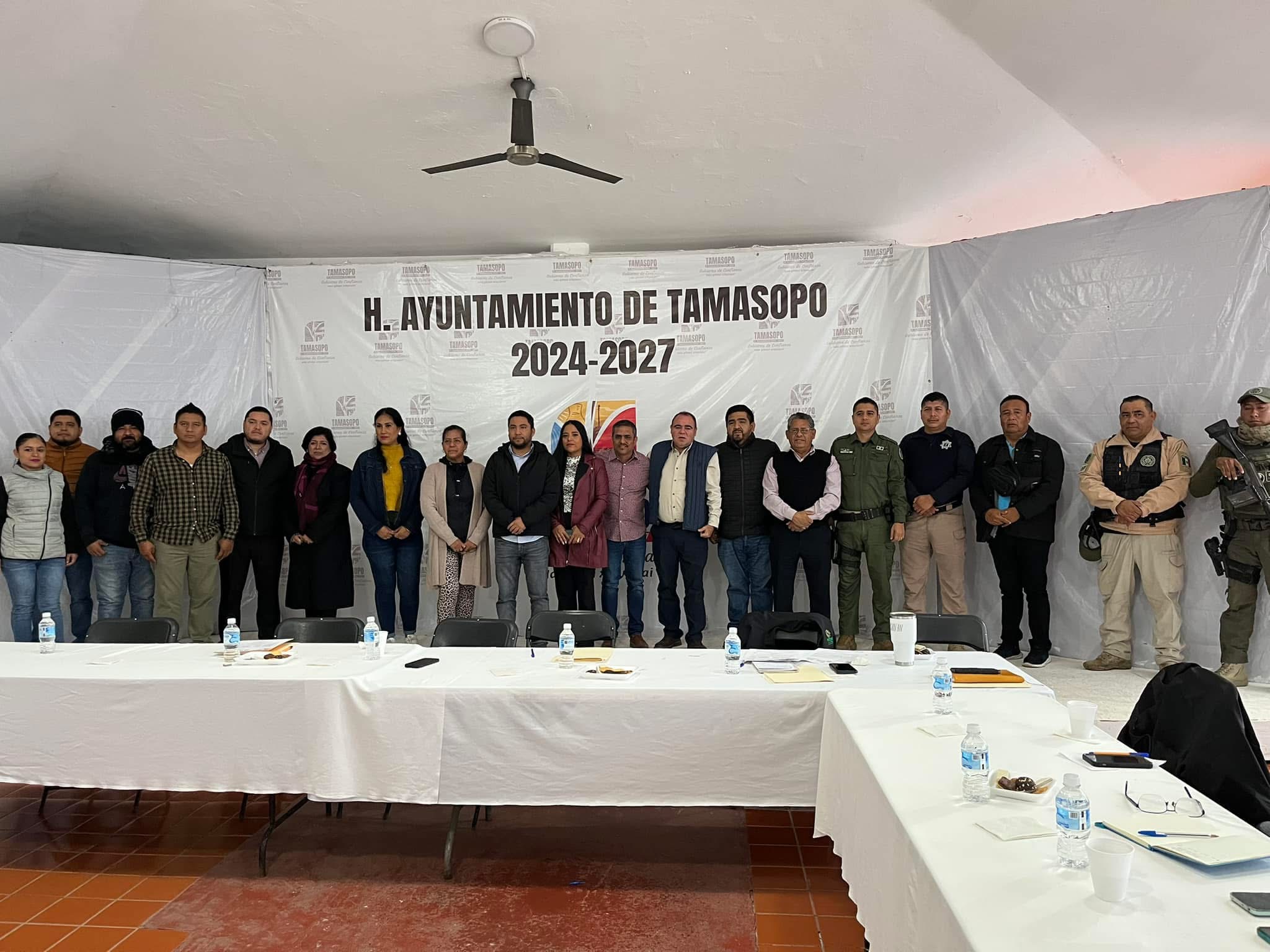 CON ÉXITO SE IMPLEMENTA EL PLAN MUNICIPAL DE SEGURIDAD EN TAMASOPO