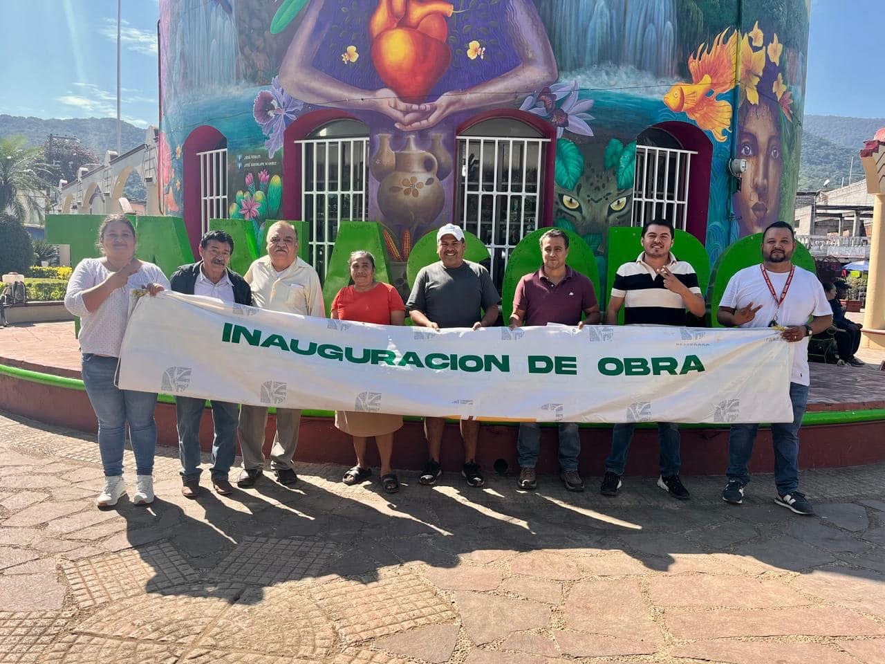 Mauricio Andrade Merchan inaugura importantes obras en la cabecera municipal