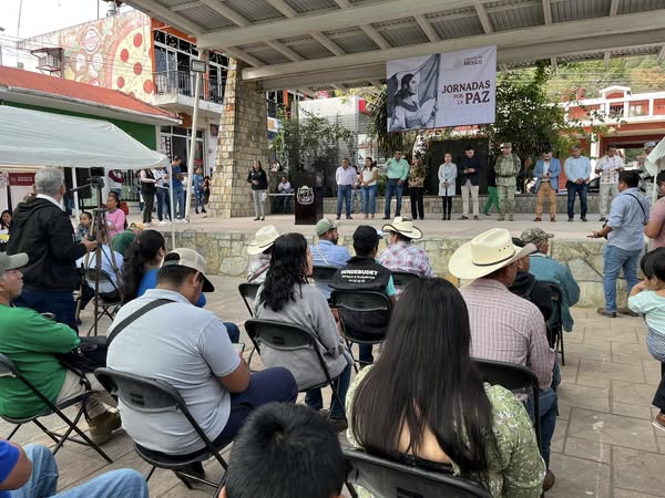 Exitosa Jornada por la Paz en Aquismón, en Coordinación con los Tres Niveles de Gobierno