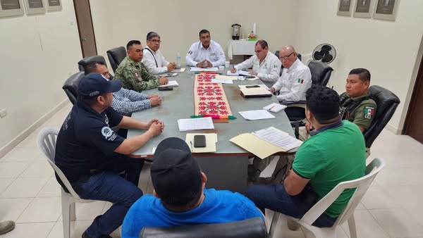 CON REUNIÓN DE SEGURIDAD INICIA GOBIERNO DE AQUISMÓN PREPARATIVOS PARA SEMANA SANTA 2025