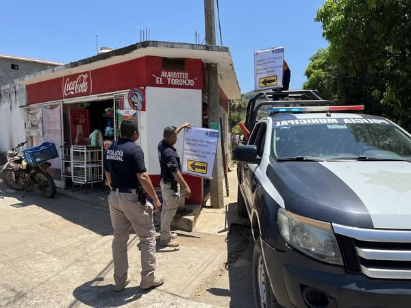 Instalan lonas informativas para evitar congestionamiento vial durante Semana Santa Instalan lonas informativas para evitar congestionamiento vial durante Semana Santa
