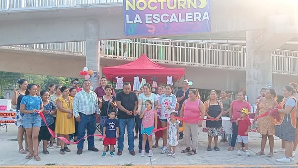 Presidente Municipal inaugura mercadito de La Escalera Presidente Municipal inaugura mercadito de La Escalera