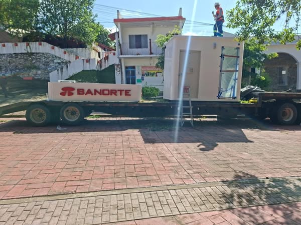 Comienzan los trabajos para la instalación de cajero automático Banorte en la cabecera municipal Comienzan los trabajos para la instalación de cajero automático Banorte en la cabecera municipal
