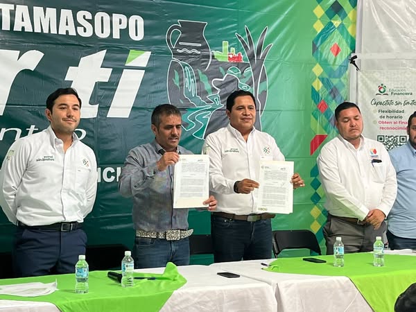 SIFIDE y el H. Ayuntamiento de Tamasopo firman convenio en beneficio de la población