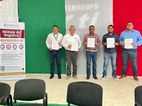 Ayuntamiento firma convenio de colaboración con el IMSS Bienestar