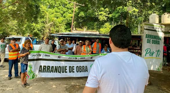 Inicia pavimentación con concreto en la localidad de El Cafetal Inicia pavimentación con concreto en la localidad de El Cafetal
