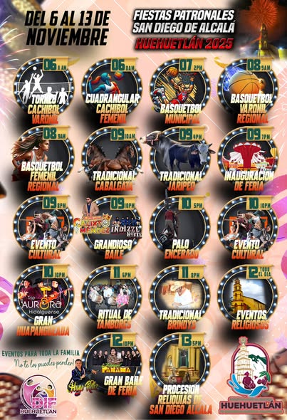 PRESENTAN PROGRAMA DE LOS FESTEJOS PATRONALES EN HONOR A SAN DIEGO DE ALCALÁ EN HUEHUETLÁN PRESENTAN PROGRAMA DE LOS FESTEJOS PATRONALES EN HONOR A SAN DIEGO DE ALCALÁ EN HUEHUETLÁN