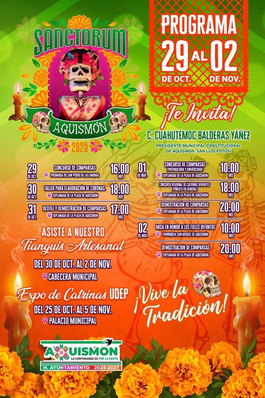 SE LLEGÓ EL MOMENTO DE LA TRADICIÓN, COMIENZA EL SANCTORUM EN AQUISMÓN SE LLEGÓ EL MOMENTO DE LA TRADICIÓN, COMIENZA EL SANCTORUM EN AQUISMÓN