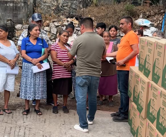 Mauricio Andrade entrega más de 3 mil apoyos del Programa Alimentario en su primera etapa